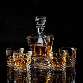 img 2 attached to 🥃 Exquisite KANARS Crystal Whiskey Decanter: Unveiling Luxury & Elegance