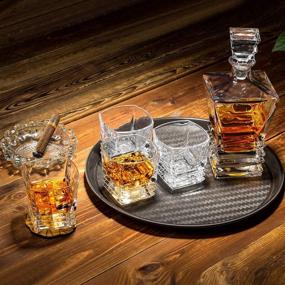 img 1 attached to 🥃 Exquisite KANARS Crystal Whiskey Decanter: Unveiling Luxury & Elegance