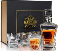 🥃 exquisite kanars crystal whiskey decanter: unveiling luxury & elegance логотип