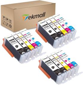 img 4 attached to 🖨️ TekMall Compatible Ink Cartridges Replacement for PGI-270XL CLI-271XL, Suitable for PIXMA TS5020, TS6020, MG6821, MG5720, MG5721, MG5722, MG6820, MG6822 Printers- 15 Packs (3 Sets Excluding Gray)