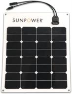 гибкий монокристаллический солнечный модуль sunpower® логотип