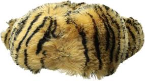 img 2 attached to 🐆 Cozy and Stylish Wishpets Furry Leopard Animal Slippers in Brown/Tan