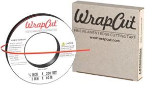 img 2 attached to 🔪 WrapCut® Precision Edge Cutting Tape, 1/8-Inch X 200 Feet, 1 Roll, 883662001260