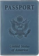 shvigel leather passport cover vintage logo