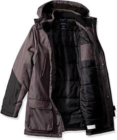 img 2 attached to Boys' Heavyweight Ballistic Snorkel Jacket by Nautica