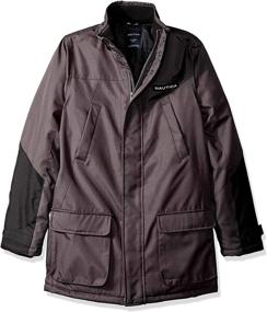 img 1 attached to Boys' Heavyweight Ballistic Snorkel Jacket by Nautica