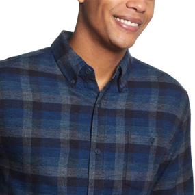 img 2 attached to 👕 Stay Fashionable and Protected with X-Large Weatherproof Vintage Flannel Shirt for Men's Clothing