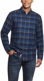 img 1 attached to 👕 Stay Fashionable and Protected with X-Large Weatherproof Vintage Flannel Shirt for Men's Clothing