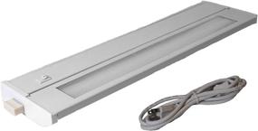 img 3 attached to 💡 American Lighting 043T-14P-WH: Efficient 8-Watt Hardwire Fluorescent Under Cabinet Lighting in White, 14-Inch Length