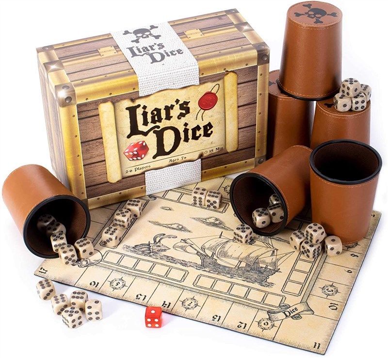 liars dice game set professional 로고