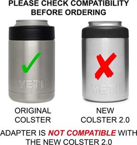 img 2 attached to 🍺 4More - 16 oz Can Adapter for The Yeti Colster - Specially Designed for Craft Beer Cans! Patented! Adapter ONLY