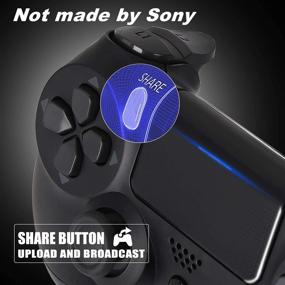 img 3 attached to 🎮 AUGEX Wireless Game Controllers - Controller Remote Control with Charging Cable and Double Shock - Black and Blue