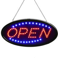 open neon sign logo