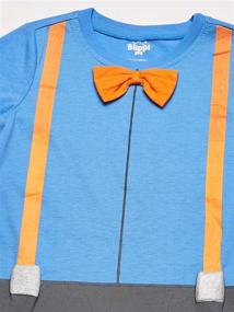 img 3 attached to 🎩 Blippi Roleplay Shirt and Hat Set: Exquisite Bow Tie and Suspenders Included
