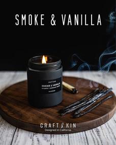 img 3 attached to Мужские ароматические свечи: Дым и ванильная ароматерапия для мужчин, долго держащийся домашний аромат