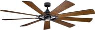 kichler gentry xl ceiling fan, distressed black finish, with 1-light логотип