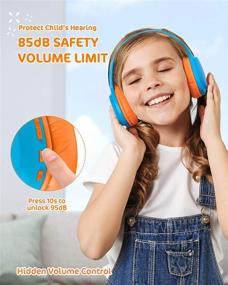 img 3 attached to 🎧 Zamkol Kids Bluetooth Wireless Headphones - 40 Hours Playtime, Foldable Stereo Wireless Headset with Mic, Safe Volume Limit 85dB - for PC, Cell Phones, TV, iPad (Blue)