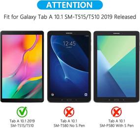 img 3 attached to 📱 Premium 2-Pack Tempered Glass Screen Protector for Samsung Galaxy Tab A 10.1 2019 - SPARIN Compatible with SM-T515/T510
