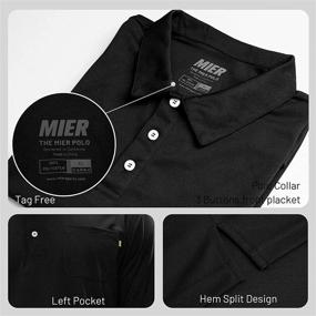 img 2 attached to MIER Collared T Shirts Performance Polyester Outdoor Recreation in Outdoor Clothing