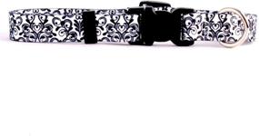 img 1 attached to Damask Dog Collar Size Long