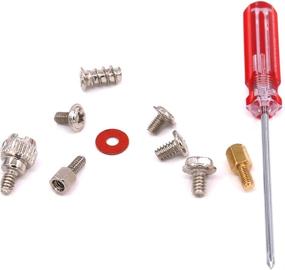 img 1 attached to 🔩 180-Piece PC Spacer Screws Assortment Kit for Computer Case, Motherboard, and More - Includes Phillips Head Screwdriver