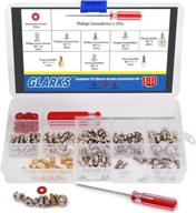 🔩 180-piece pc spacer screws assortment kit for computer case, motherboard, and more - includes phillips head screwdriver logo