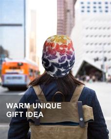 img 1 attached to 🧢 CORNER RUNNER Winter Beanie Hats - Unisex Merino Wool Printed Lined Knit Warm Beanies for Men and Women