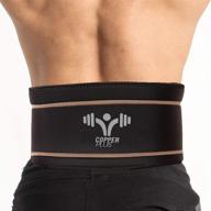 🔗 copper plus recovery back brace – best copper content support belt for lower back pain relief. lumbar waist support fit for men and women. small/medium size (28-39 inches) логотип