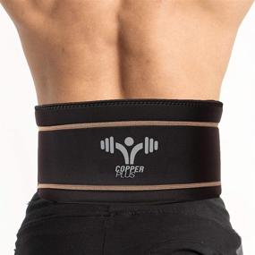 img 4 attached to 🔗 Copper Plus Recovery Back Brace – Best Copper Content Support Belt for Lower Back Pain Relief. Lumbar Waist Support Fit for Men and Women. Small/Medium Size (28-39 inches)