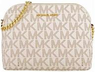 michael kors large crossbody brown women's handbags & wallets logo
