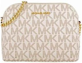 img 1 attached to Michael Kors Large Crossbody Brown Women's Handbags & Wallets