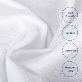img 3 attached to 🌧 Twin Waterproof Mattress Protector: Ultra Soft Bamboo Terry Cover for Deep Pocket Mattress (Up to 14")