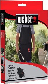 img 1 attached to 🔥 Weber 6474 Barbecue Apron in Black - Enhance Your Grilling Experience