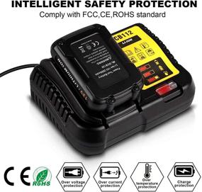 img 2 attached to ⚡️ Зарядное устройство для литиево-ионных аккумуляторов Dewalt 20V и 60V MAX - замена - DCB112 DCB201 DCB200 DCB612 DCB609-2 DCB609 DCB606 DCB606-2 DCB208 DCB206 DCB206-2 DCB205 DCB205-2 DCB204 DCB203