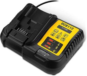 img 4 attached to ⚡️ Зарядное устройство для литиево-ионных аккумуляторов Dewalt 20V и 60V MAX - замена - DCB112 DCB201 DCB200 DCB612 DCB609-2 DCB609 DCB606 DCB606-2 DCB208 DCB206 DCB206-2 DCB205 DCB205-2 DCB204 DCB203