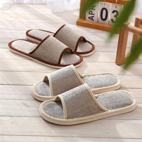 img 1 attached to Slippers Universal Breathable Non Slip Guests