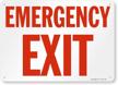 emergency exit sign smartsign plastic logo