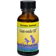 🌿 1 fl oz gum-omile oil for kids - herbal remedy for better oral health logo