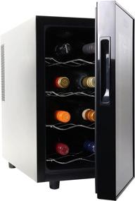 img 4 attached to 🍷 Koolatron Urban Series 8-Bottle Beverage Refrigerator - Thermoelectric Black Wine Cooler for Red or White Wine in Small Kitchen, Apartment, Condo, Cottage, RV - Free-Standing Countertop Wine Cellar