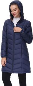 img 2 attached to 🧥 Lightweight Packable Women's Coats, Jackets & Vests with Effective Repellent - for a Comfortably Slower Pace
