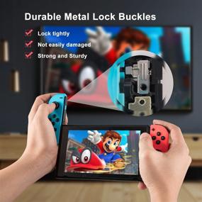 img 2 attached to 🎮 InnoAura Joycon Joystick Replacement & 27-in-1 Repair Tool Kit for Nintendo Switch & Switch Lite - 2-Pack 3D Analog Stick, Metal Buckles, Screwdrivers, Back Shell Kickstand, Pry Tools Included