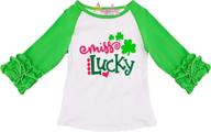 👕 valentine's day, st. patrick's day, easter raglan t-shirt fashion tee top for baby toddler little girls logo