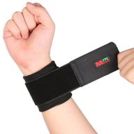 💪 enhanced joint support: adjustable breathable neoprene compression tendonitis brace logo