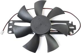 img 4 attached to 🔥 2PCS Black DC 18V Plastic Brushless Cooling Fan for Induction Cookers - Magic&amp;shell