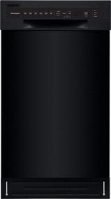 img 4 attached to 🍽️ Frigidaire 18 inch ADA Compact Front Control Dishwasher - Black with Dual Spray Arms, 52 decibels, room-of-choice delivery included
