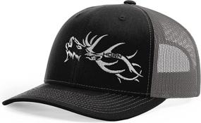 img 4 attached to Trucker Hat Hunters Charcoal White