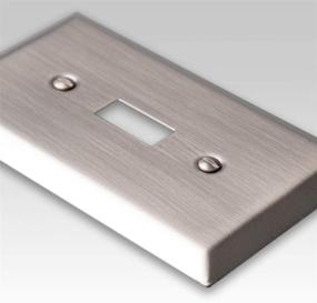 img 3 attached to 🏡 Stylish AMERELLE 163T5BN Century Quintuple Toggle Steel Wallplate in Brushed Nickel - Enhance Your Home Décor