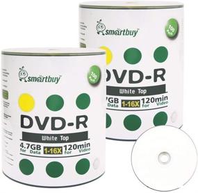 img 2 attached to 💿 Смартбай 200-дисковый 4.7GB/120min 16x DVD-R: пустой диск с белой верхней частью для записи данных, обеспечивающий оптимальное хранение