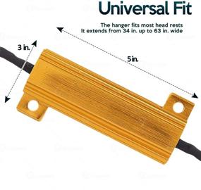img 1 attached to 🔌 Zone Tech 50W 6Ohm LED Load Resistor Kit - 8-Pieces High-Quality Load Resistors for LED Turn Signals, License Plate Lights, and DRL - Fix Hyper Flash, Warning Cancellation - SEO-friendly