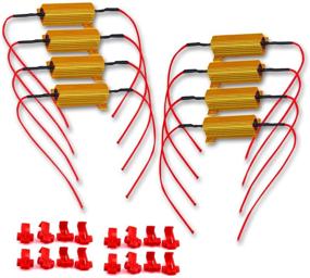 img 4 attached to 🔌 Zone Tech 50W 6Ohm LED Load Resistor Kit - 8-Pieces High-Quality Load Resistors for LED Turn Signals, License Plate Lights, and DRL - Fix Hyper Flash, Warning Cancellation - SEO-friendly